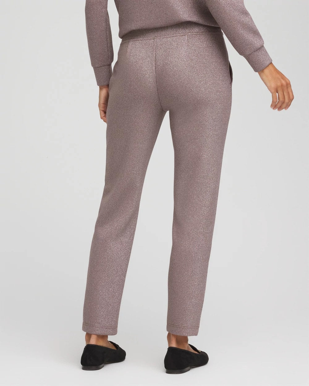 Chico's Women | Zenergy® Sparkle Tapered Ankle Pants WALNUT