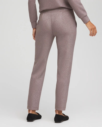 Chico's Women | Zenergy® Sparkle Tapered Ankle Pants WALNUT