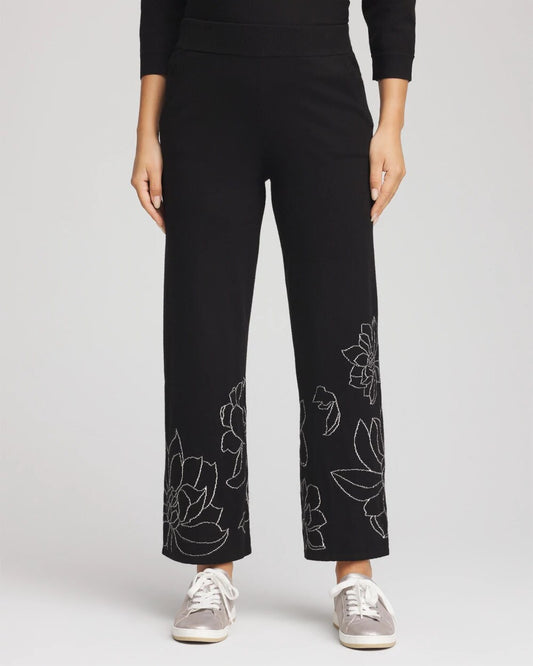 Chico's Women | Zenergy® Luxe Intarsia Pants BLACK