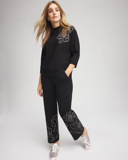 Chico's Women | Zenergy® Luxe Intarsia Pants BLACK