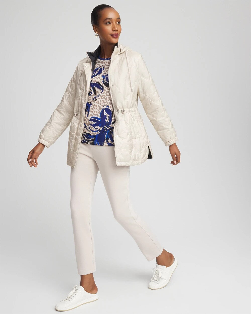 Chico's Women | Zenergy® Water-Resistant Quilted Anorak Jacket