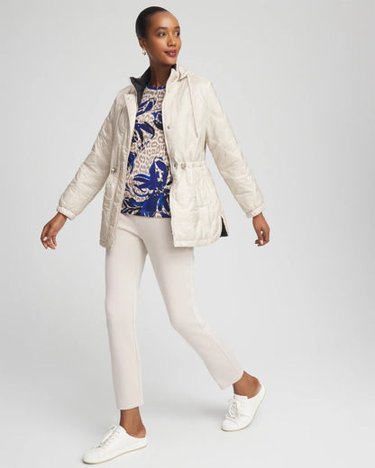 Chico's Women | Zenergy® Water-Resistant Quilted Anorak Jacket