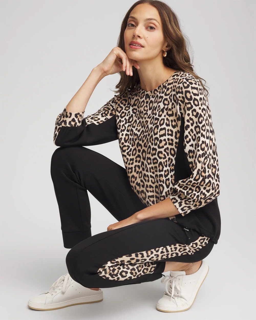 Chico's Women | Zenergy® Animal-Print Bungee Top
