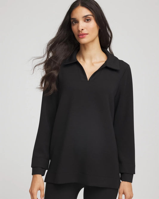Chico's Women | Zenergy® Collared Tunic BLACK
