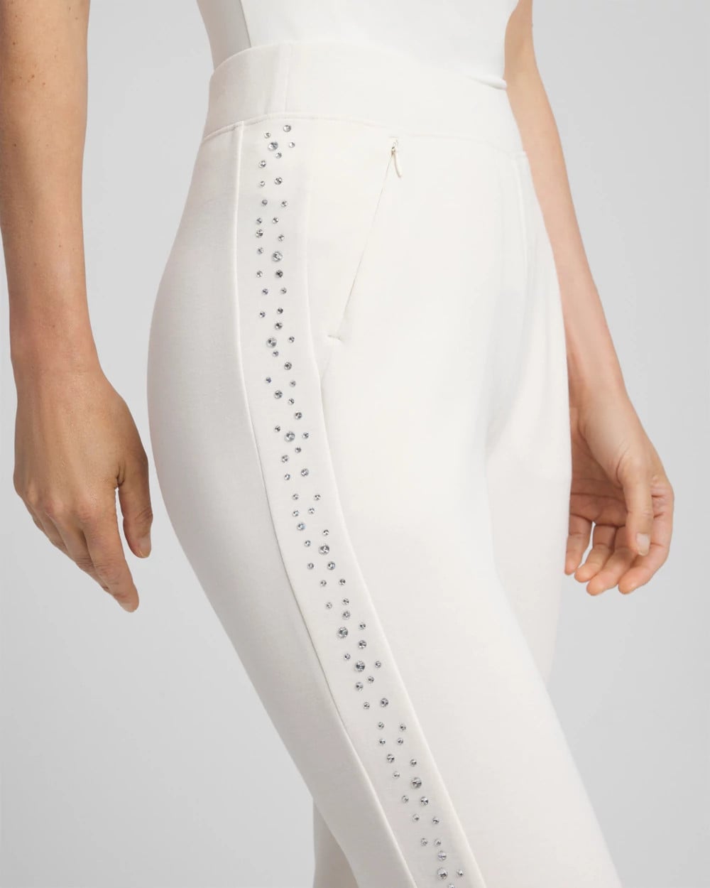 Chico's Women | Zenergy® Rhinestone Joggers ENGLISH CREAM
