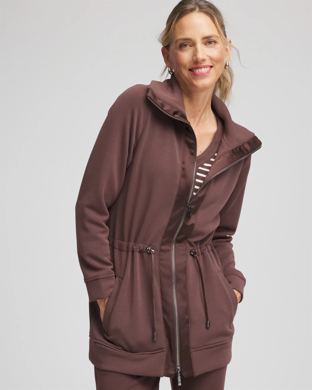 Chico's Women | Zenergy® Cinch-Waist Jacket ESPRESSO