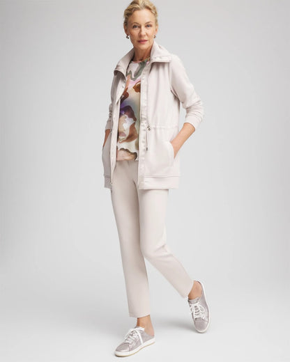 Chico's Women | Zenergy® Cinch-Waist Jacket SMOKEY TAUPE