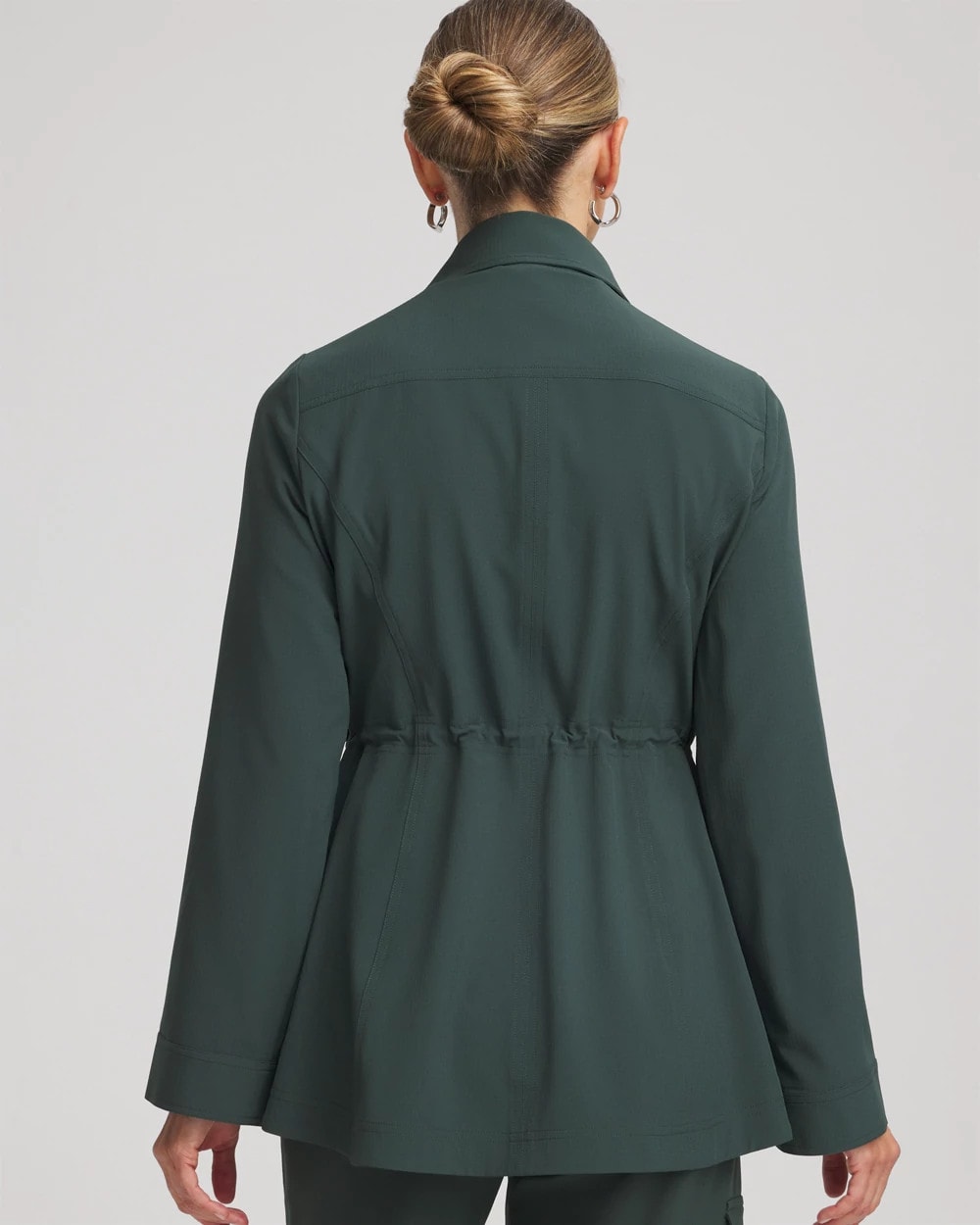 Chico's Women | Zenergy® Ripstop Cargo Jacket DARKEST SPRUCE