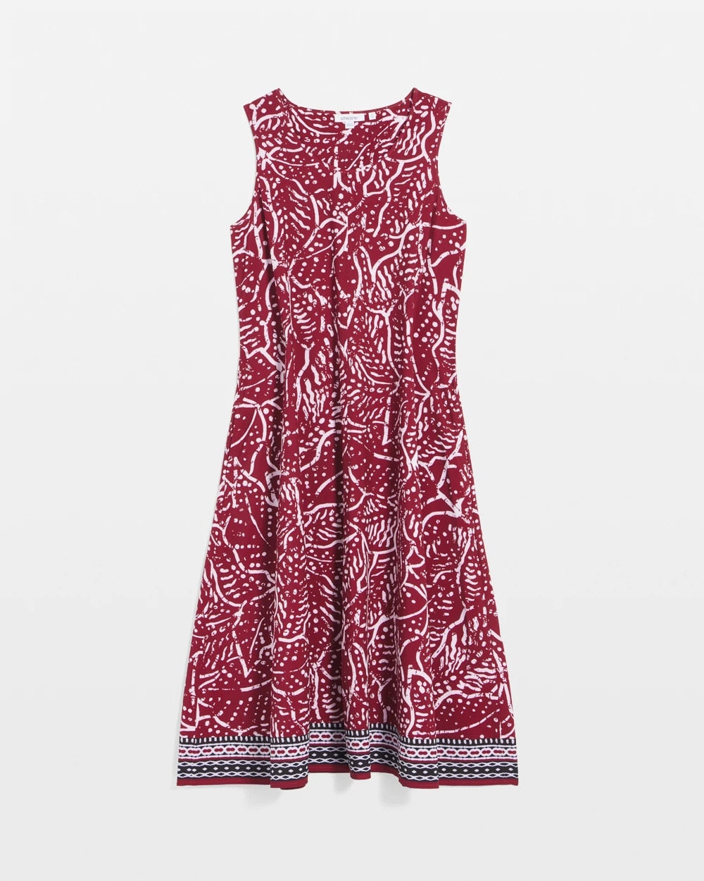Chico's Women | Zenergy® UPF Printed Midi Sports Dress RUSSET RED