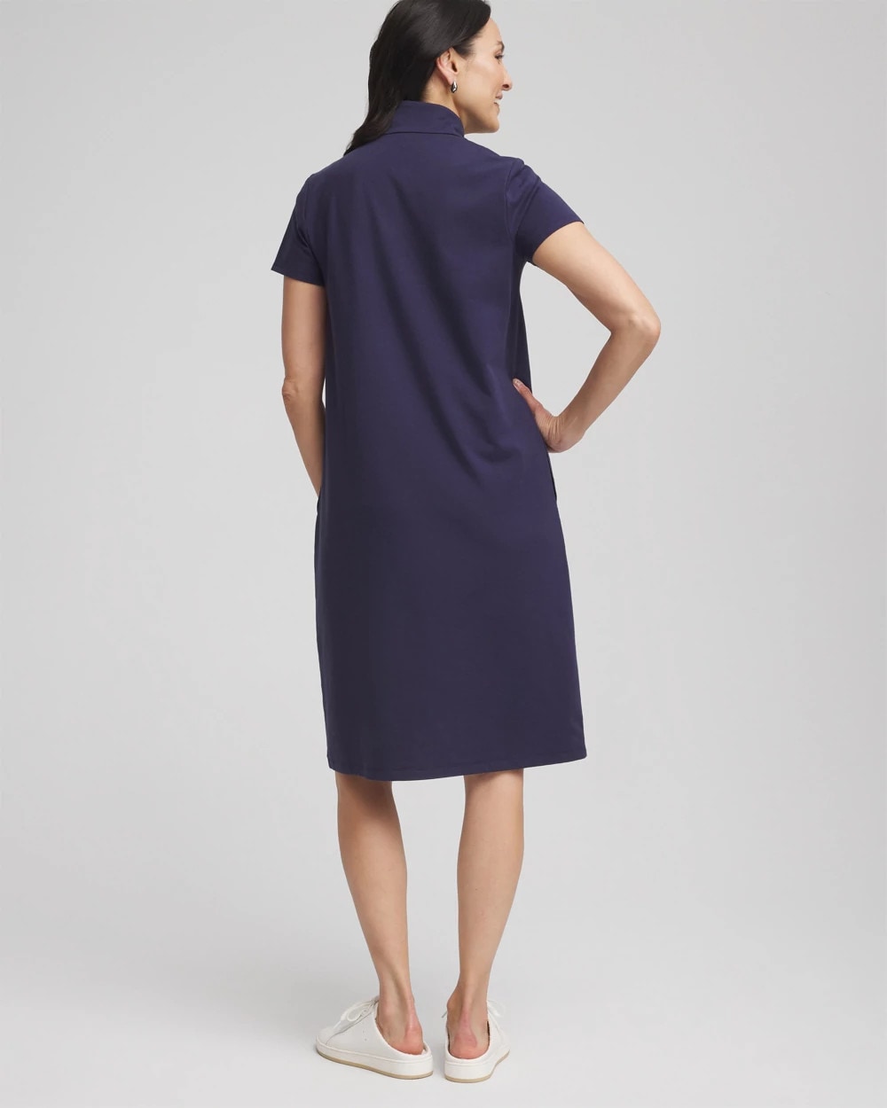 Chico's Women | Zenergy® UPF Knit Half-Zip Dress PASSPORT BLUE