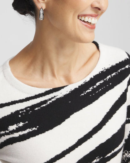 Chico's Women | Zenergy® Luxe Jaquard Pullover BLACK