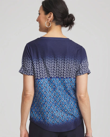 Chico's Women | Zenergy® Graphic Ombre V-Neck Tee