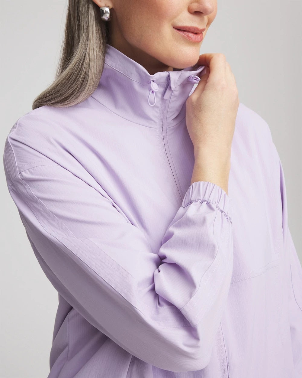 Chico's Women | Zenergy® UPF Striped Jacket VIOLET AURA