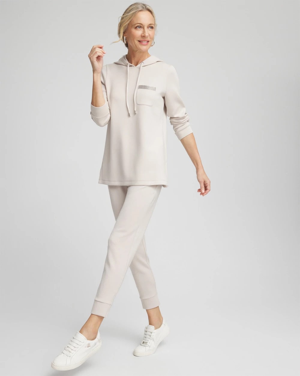 Chico's Women | Zenergy® Caviar Bead Joggers SMOKEY TAUPE