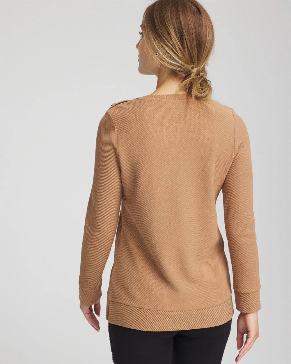 Chico's Women | Zenergy® Ottoman Ribbed Tunic CARAMEL APPLE