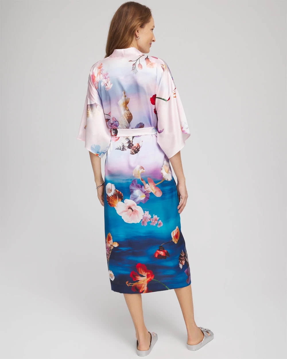 Chico's Women | Gottex Under The Sea Kimono MULTI PRINT