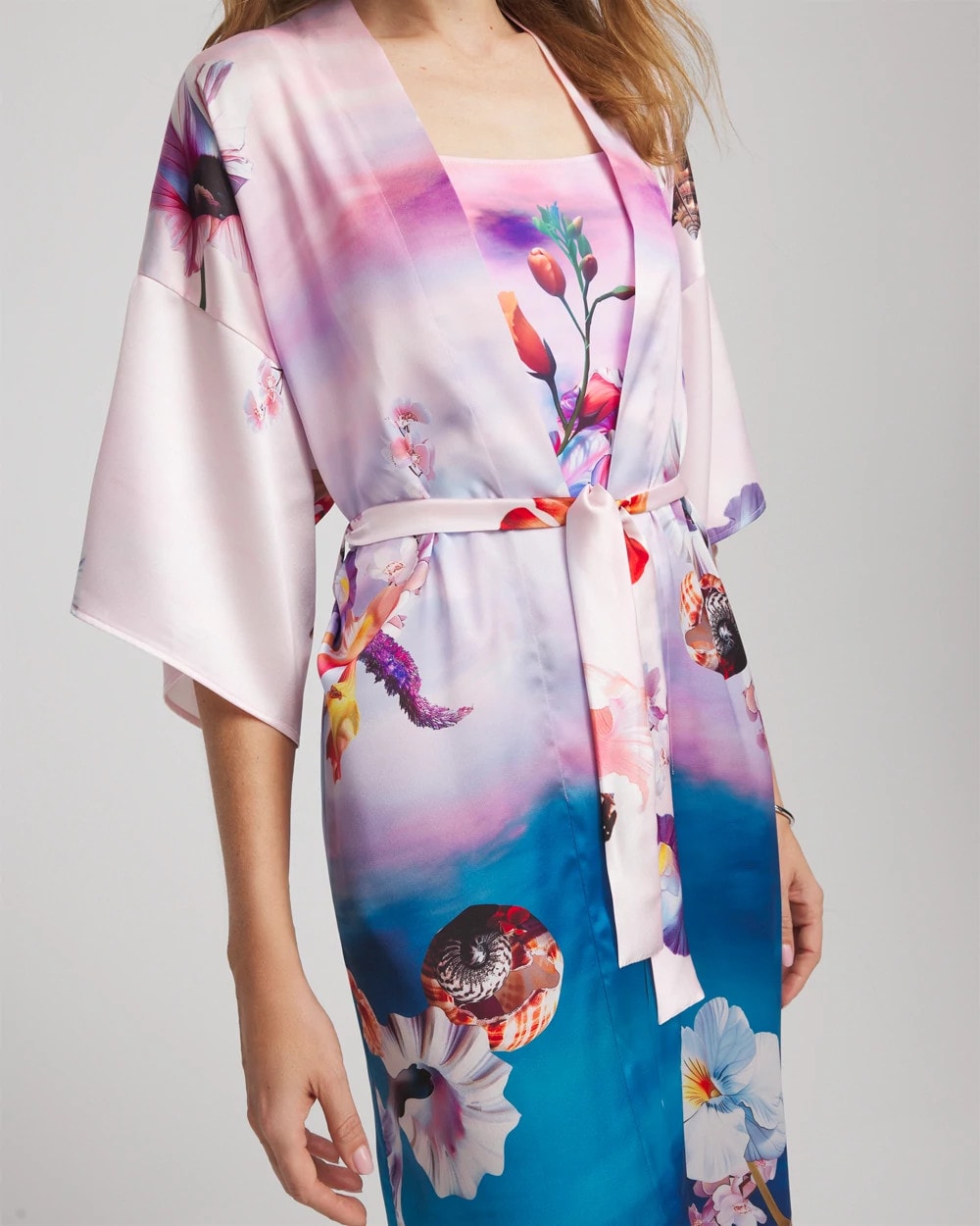 Chico's Women | Gottex Under The Sea Kimono MULTI PRINT