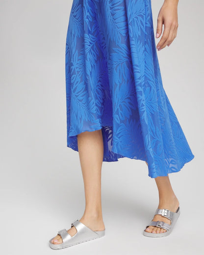 Chico's Women | Gottex Skyfall Lace Long Skirt LIGHT BLUE