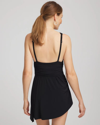 Chico's Women | Magicsuit® Solids Celine Swim Dress BLACK