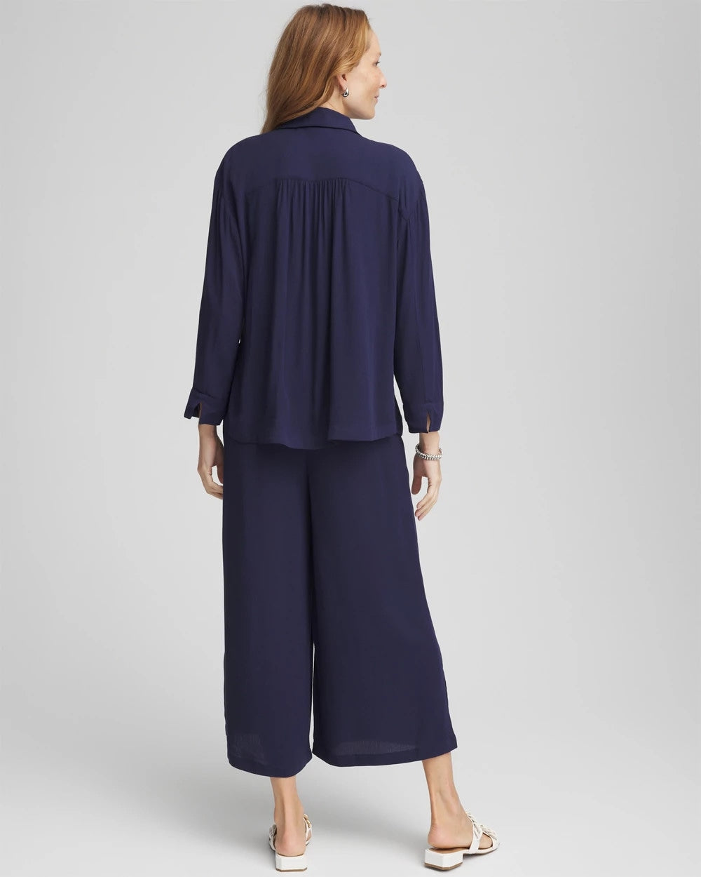 Chico's Women | Chico's Beach Swimsuit Cover-Up Set PASSPORT BLUE