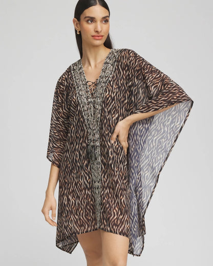 Chico's Women | Miraclesuit® Topkapi Caftan BLACK/MULTI