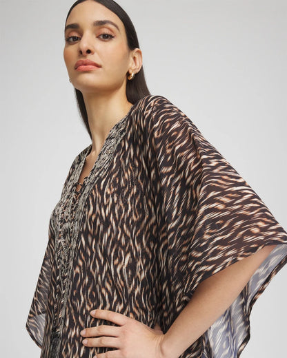 Chico's Women | Miraclesuit® Topkapi Caftan BLACK/MULTI
