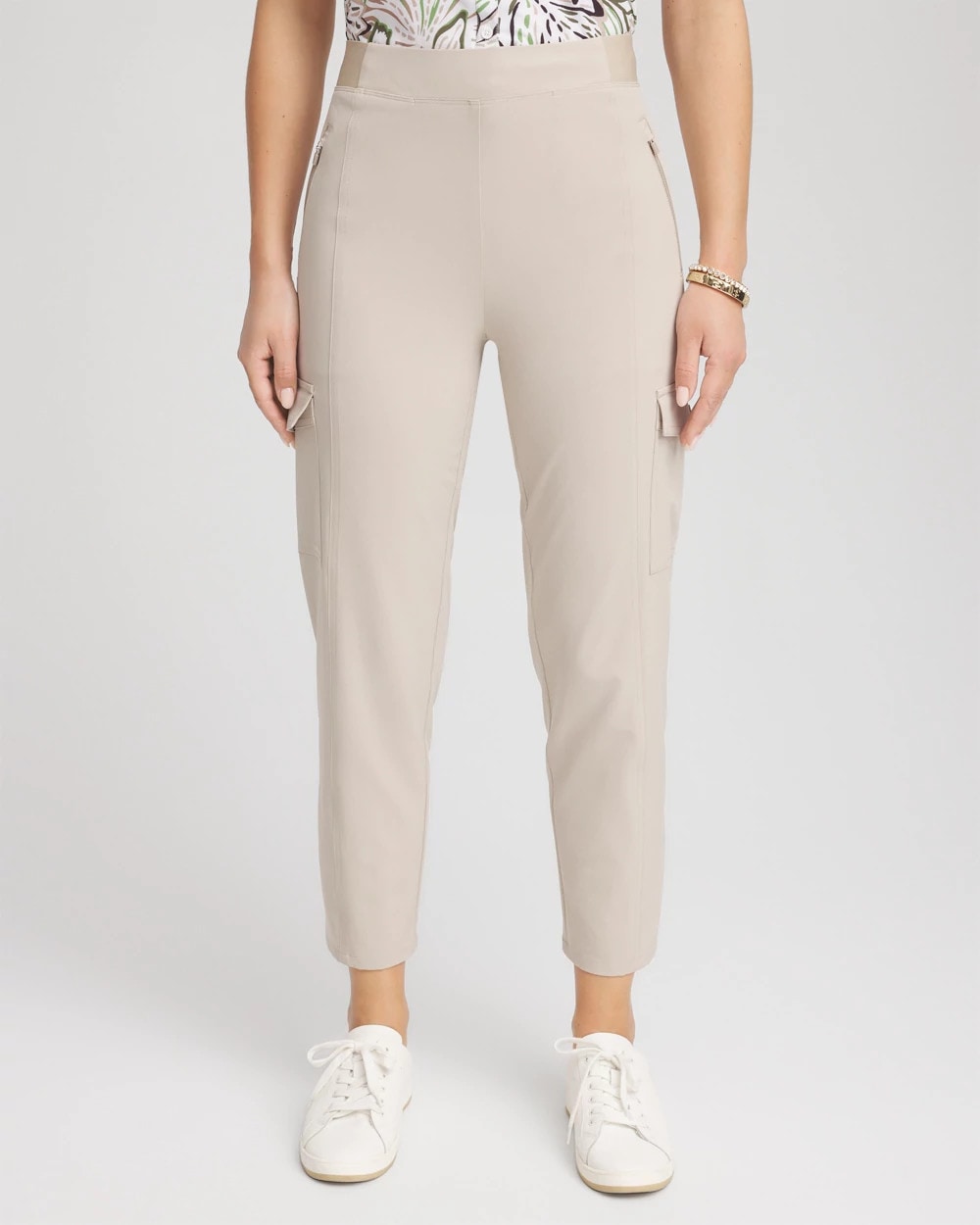 Chico's Women | Zenergy® UPF Cargo Cropped Pants TIBET TAUPE