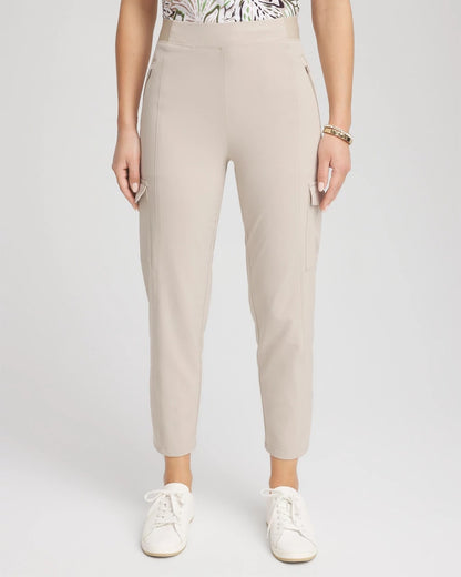 Chico's Women | Zenergy® UPF Cargo Cropped Pants TIBET TAUPE