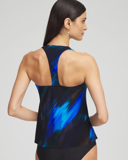 Chico's Women | Magicsuit® Swipe Right Tankini BLACK/MULTI