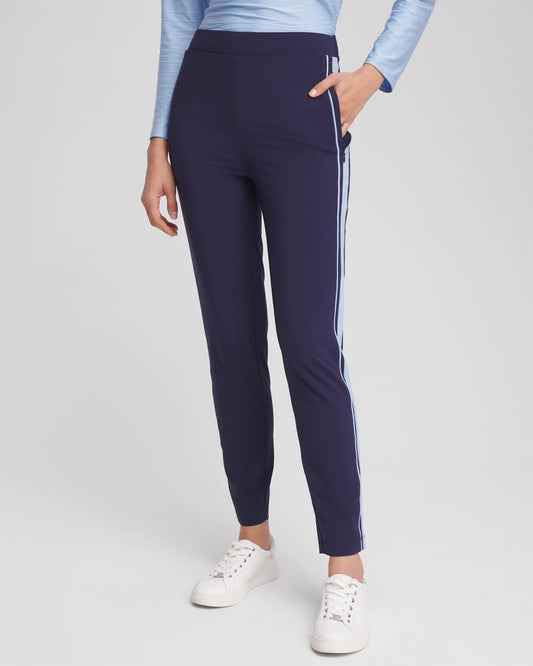 Chico's Women | Zenergy® UPF Piped Ankle Pants PASSPORT BLUE