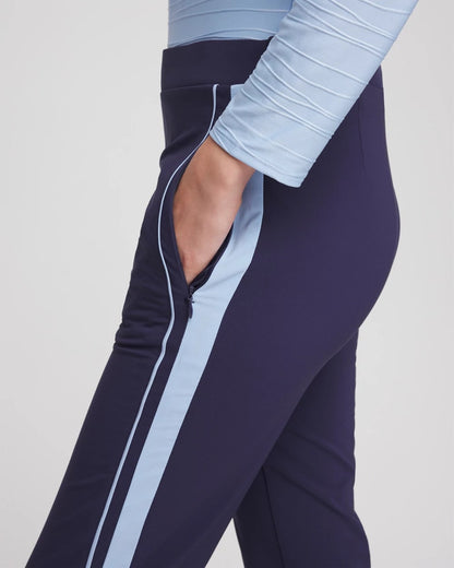 Chico's Women | Zenergy® UPF Piped Ankle Pants PASSPORT BLUE