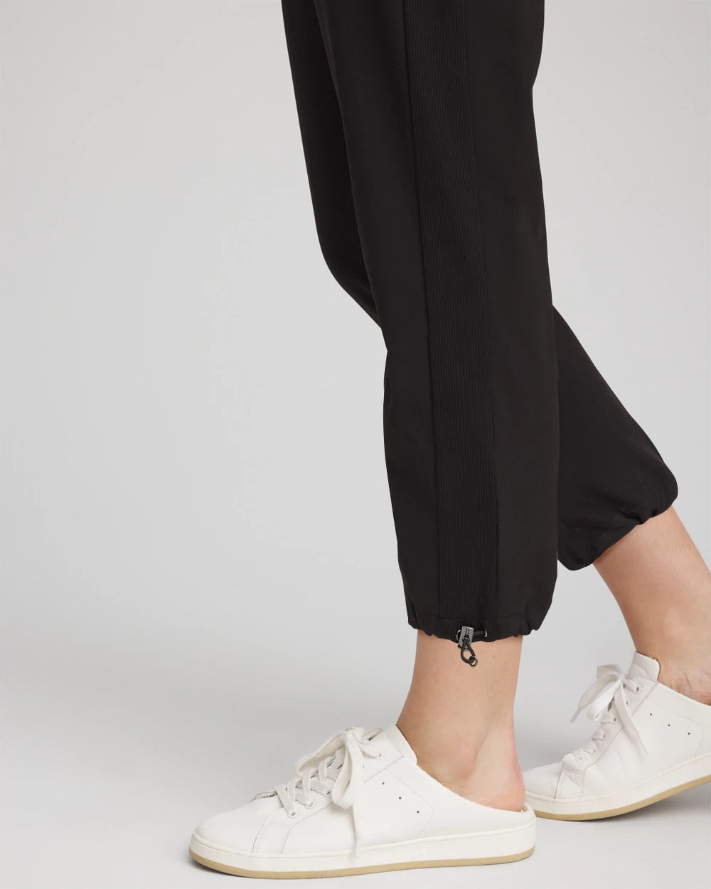 Chico's Women | Zenergy® UPF Rib Mix Cropped Pants BLACK