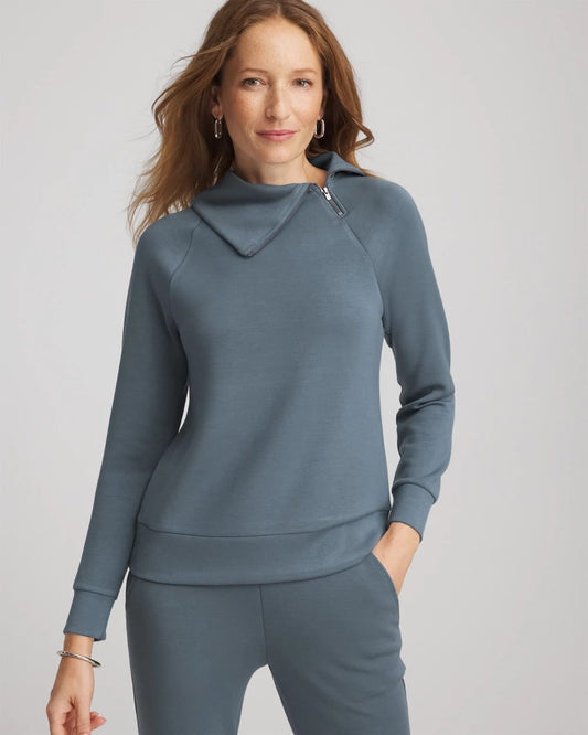 Chico's Women | Zenergy® Soft Popover Top STORMY WEATHER