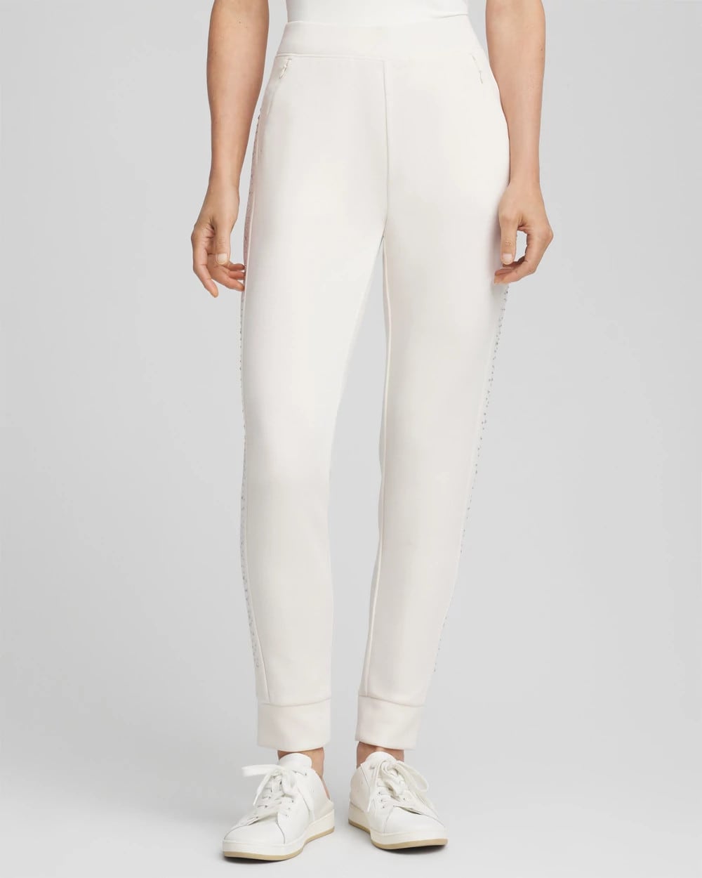 Chico's Women | Zenergy® Rhinestone Joggers ENGLISH CREAM