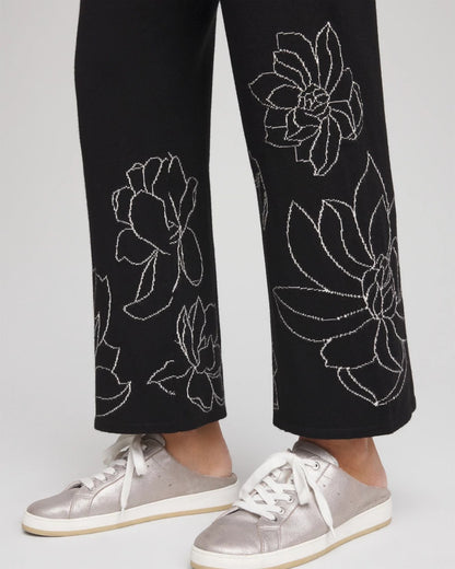 Chico's Women | Zenergy® Luxe Intarsia Pants BLACK
