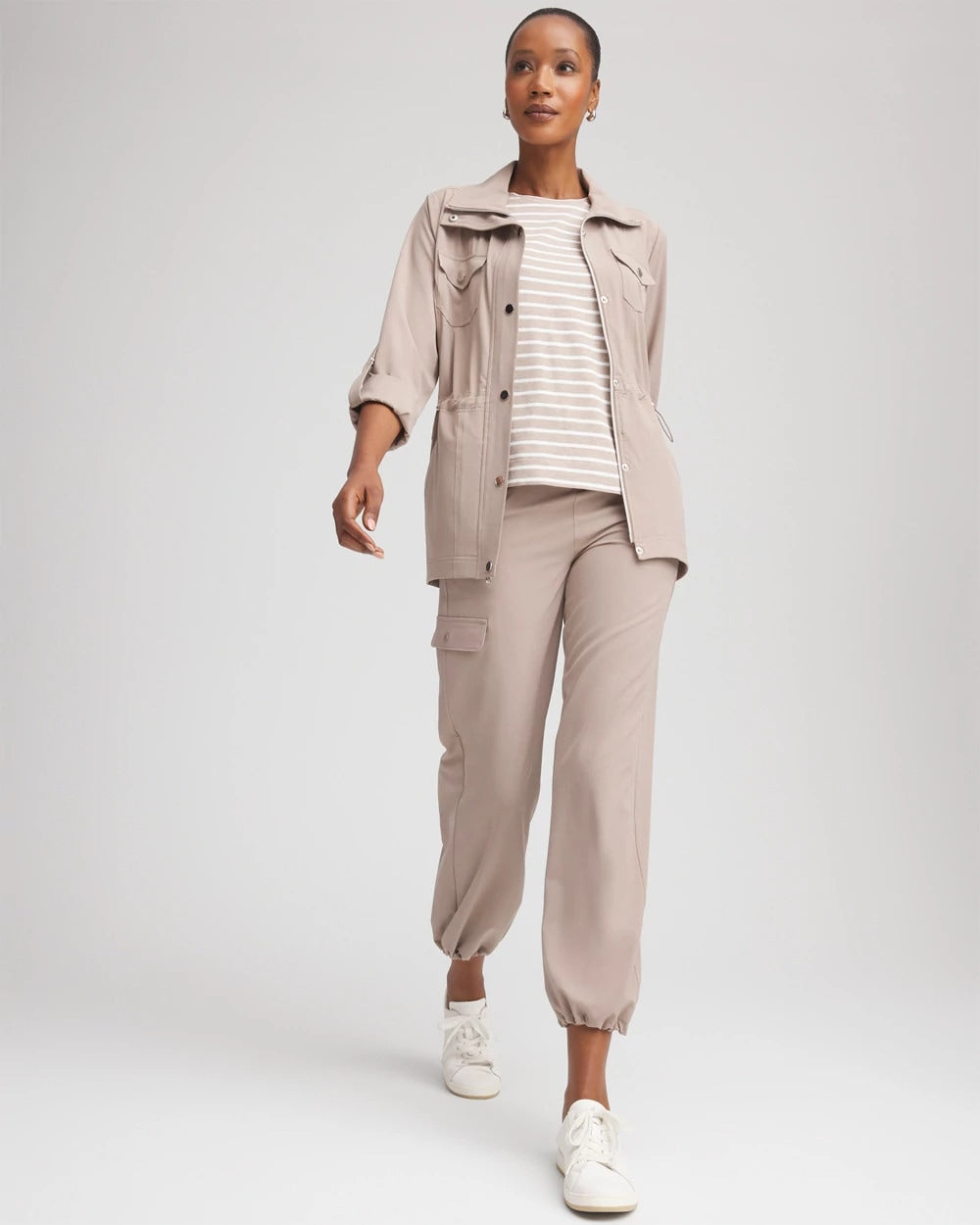 Chico's Women | Zenergy® Ripstop Cargo Ankle Pants ROCKY MOUNTAIN
