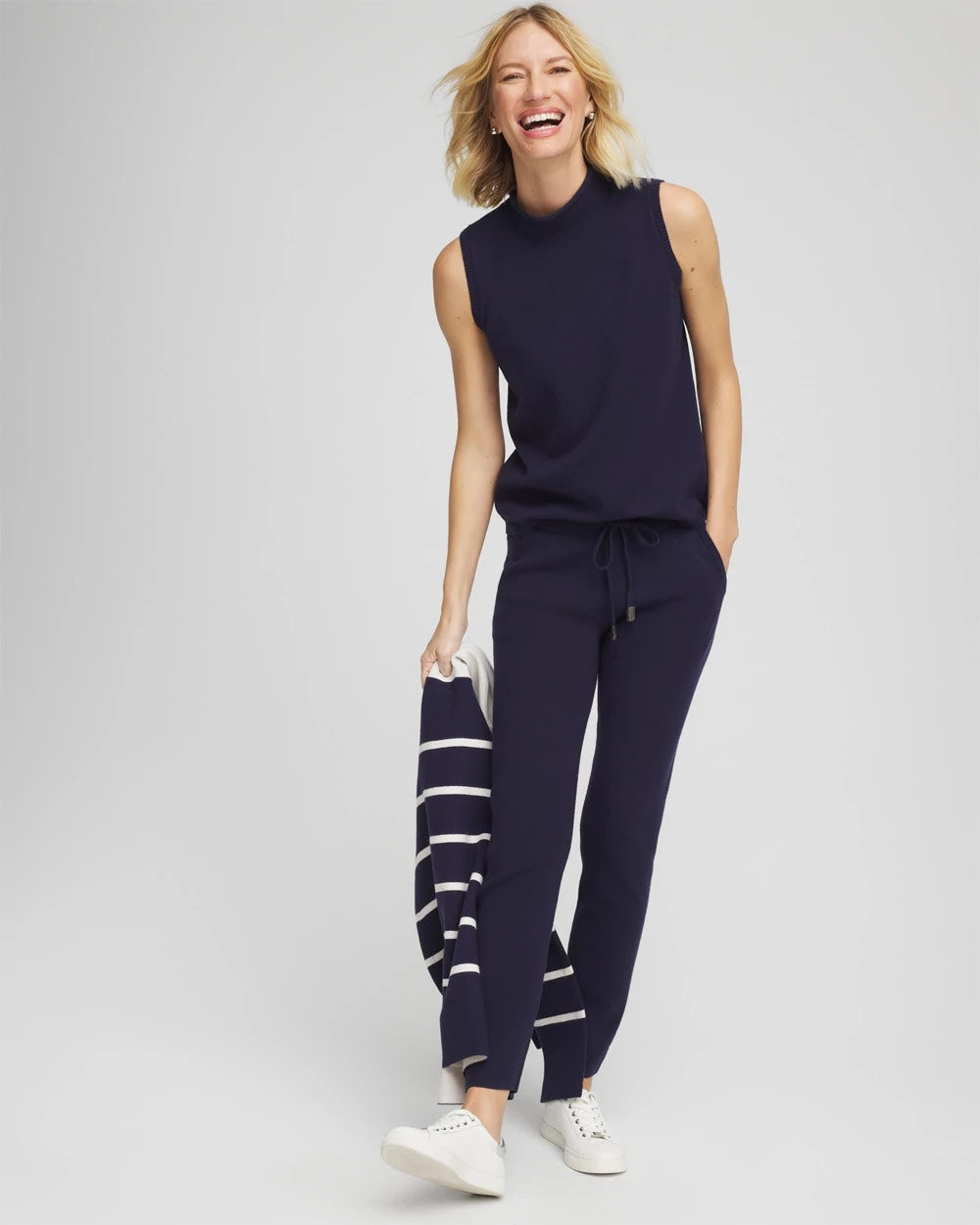 Chico's Women | Zenergy® Luxe Sleeveless Turtleneck PASSPORT BLUE