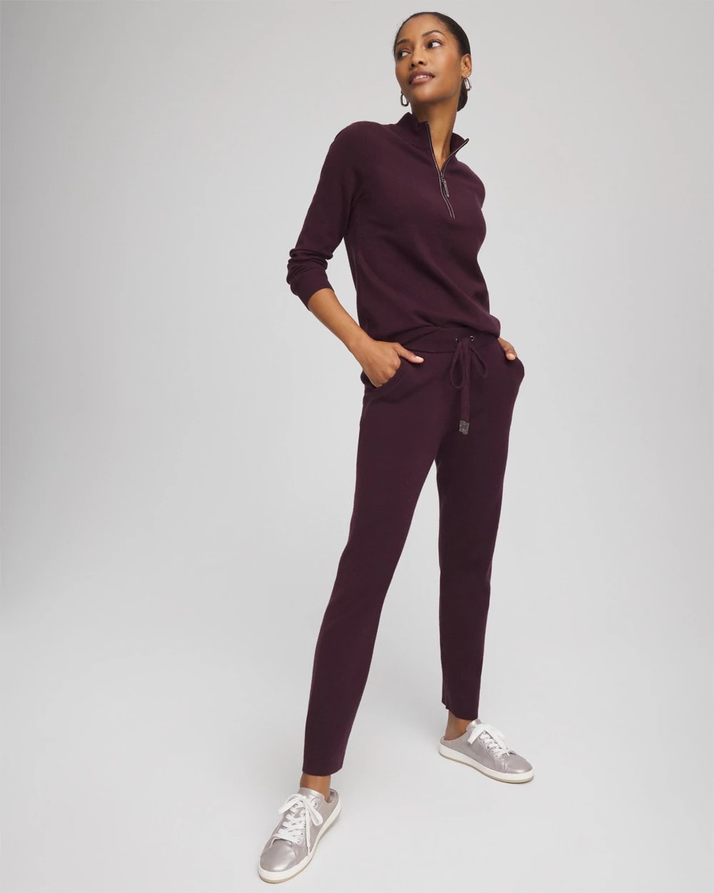 Chico's Women | Zenergy® Luxe Tapered Ankle Pants NIGHT BLOOM