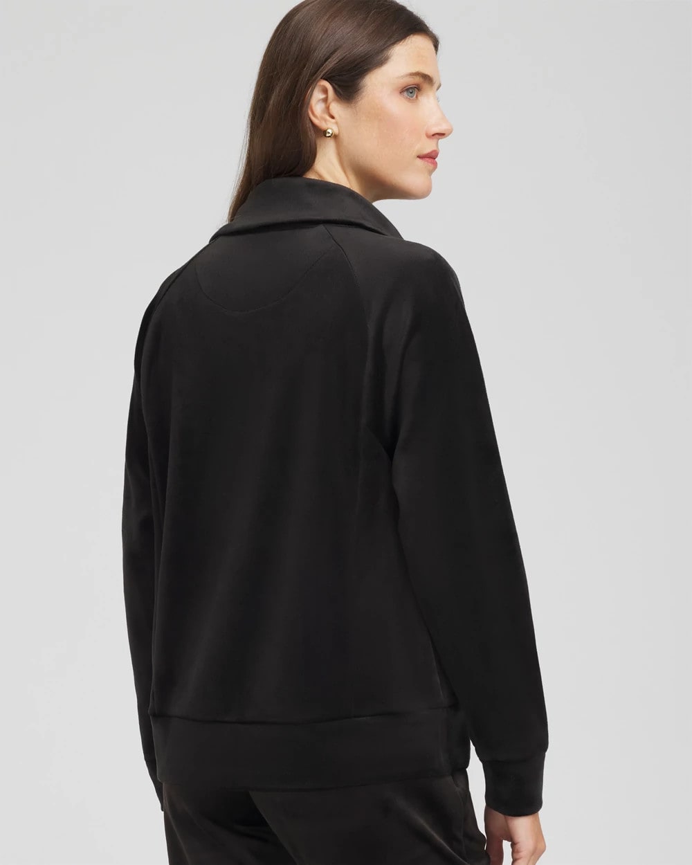 Chico's Women | Zenergy® Velour Pullover BLACK