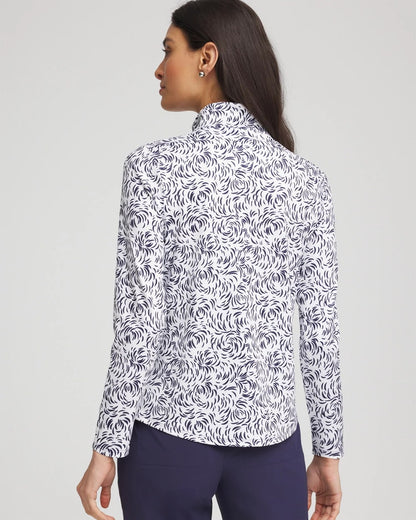 Chico's Women | Zenergy® UPF Palma Pullover PASSPORT BLUE
