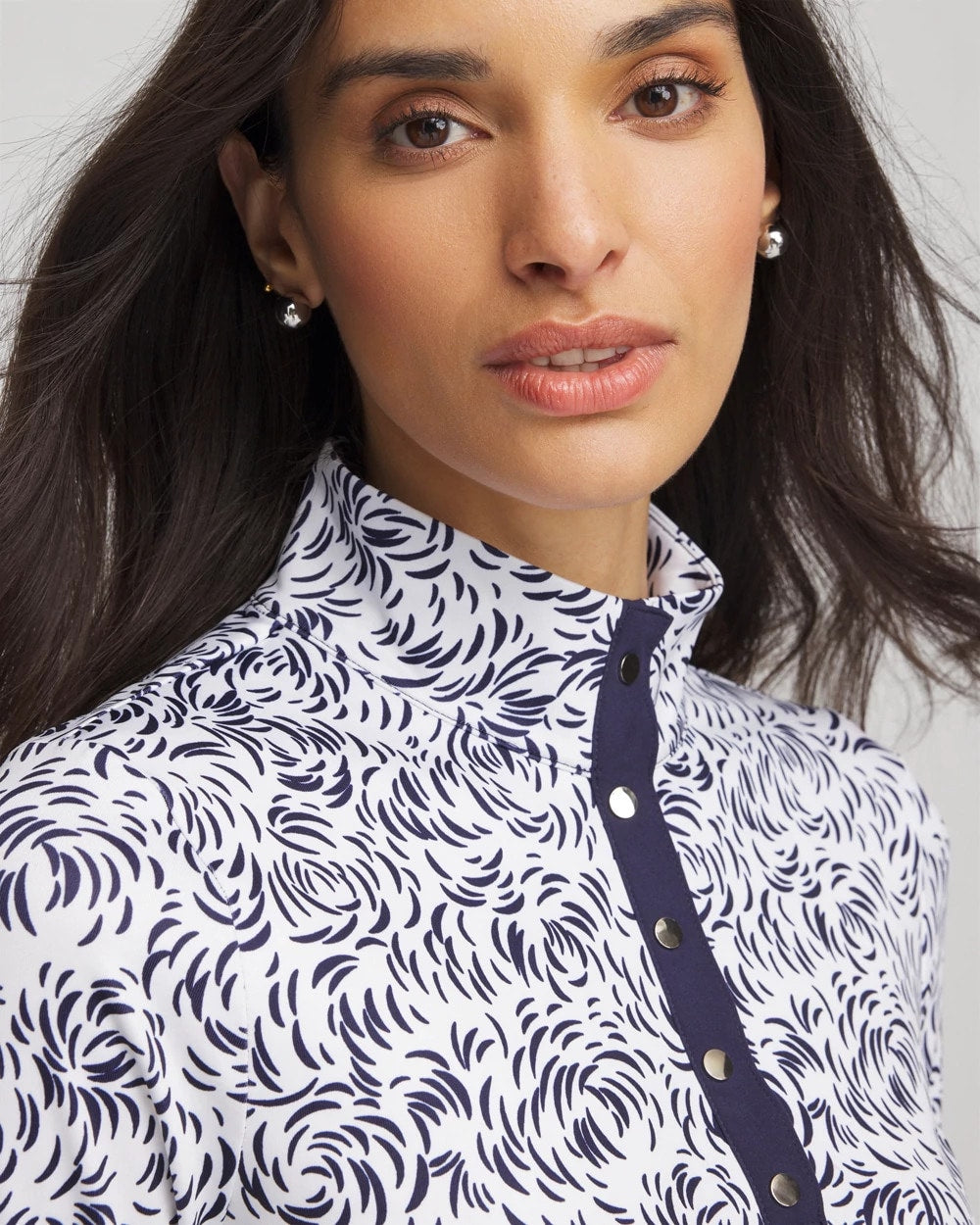 Chico's Women | Zenergy® UPF Palma Pullover PASSPORT BLUE