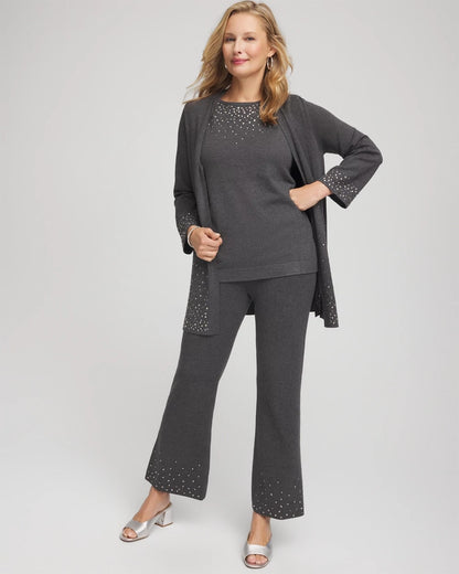 Chico's Women | Travelers™ Rhinestone Tank GRAPHITE GRAY