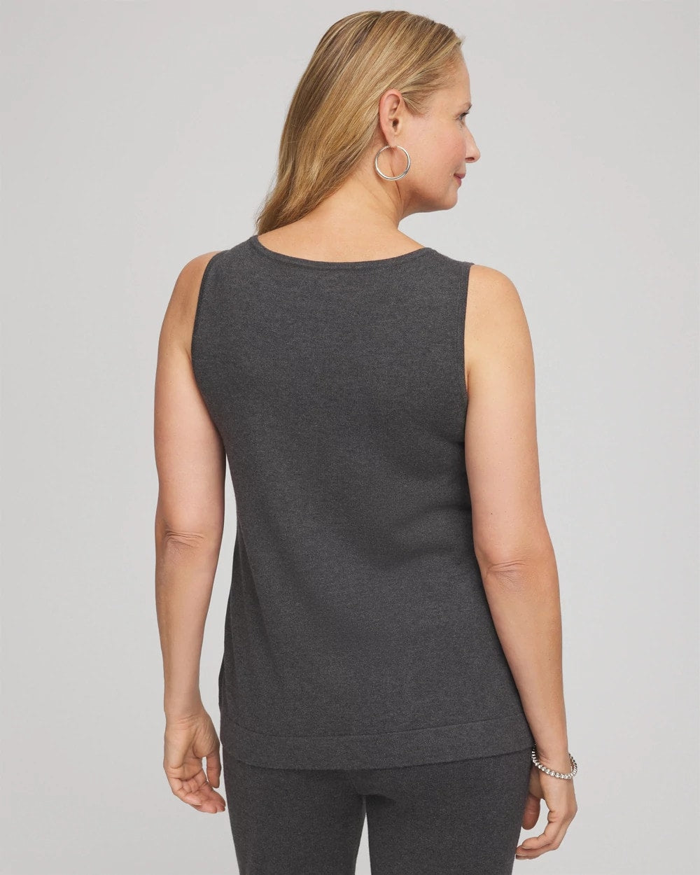 Chico's Women | Travelers™ Rhinestone Tank GRAPHITE GRAY