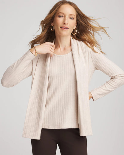 Chico's Women | Cozy Cardigan OATMEAL