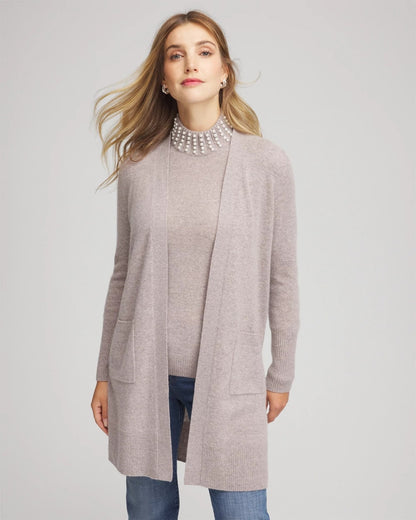 Chico's Women | Cashmere Duster Cardigan TAUPE HEATHER
