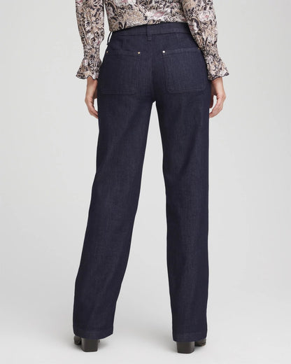 Chico's Women | High-Rise Trouser Jeans CEDAR RINSE
