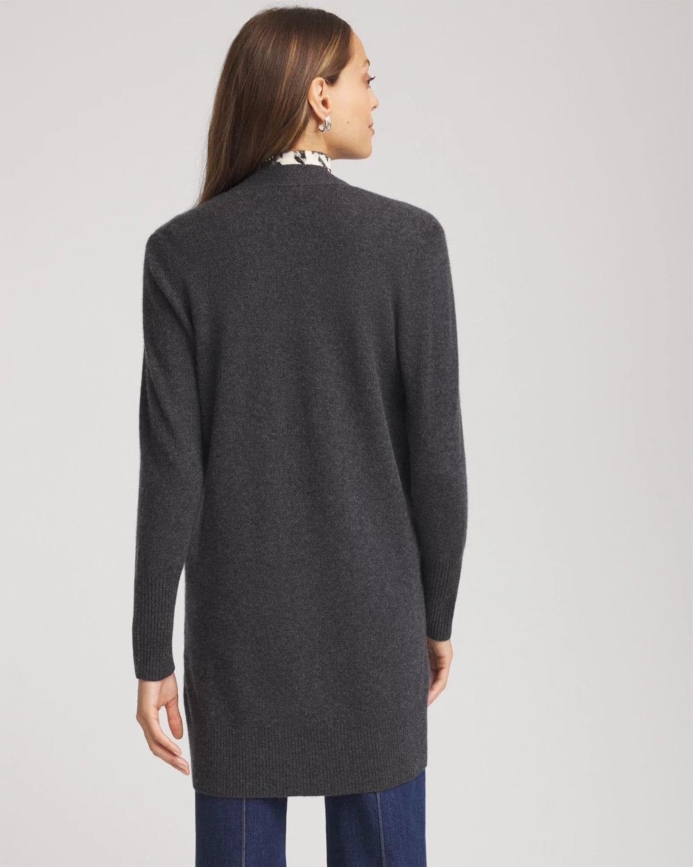Chico's Women | Cashmere Duster Cardigan DARK GREY