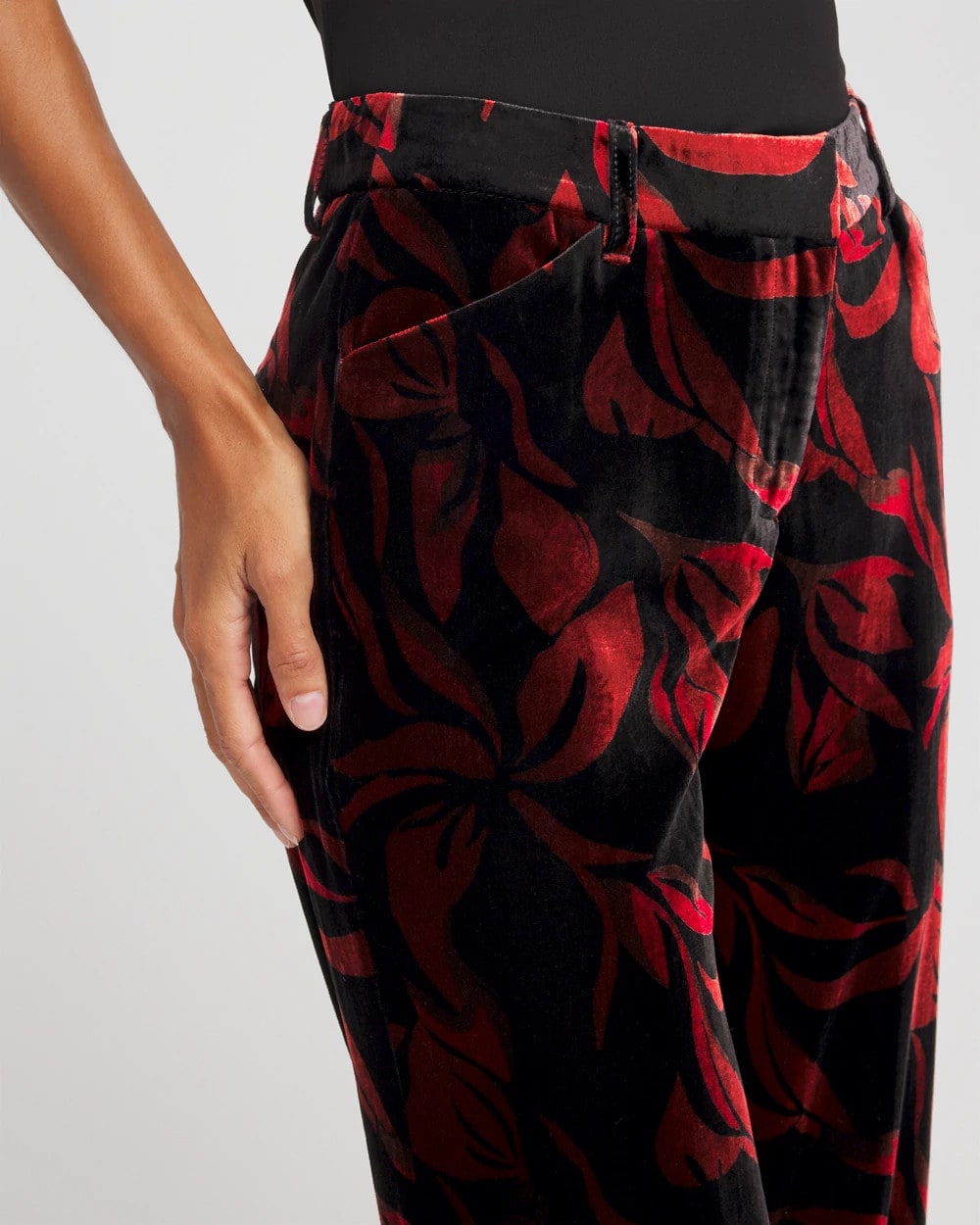 Chico's Women | Velvet Rose Slim Ankle Pants BLACK
