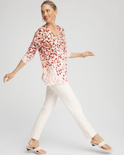 Chico's Women | Ombré Printed V-Neck Cardigan MULTI