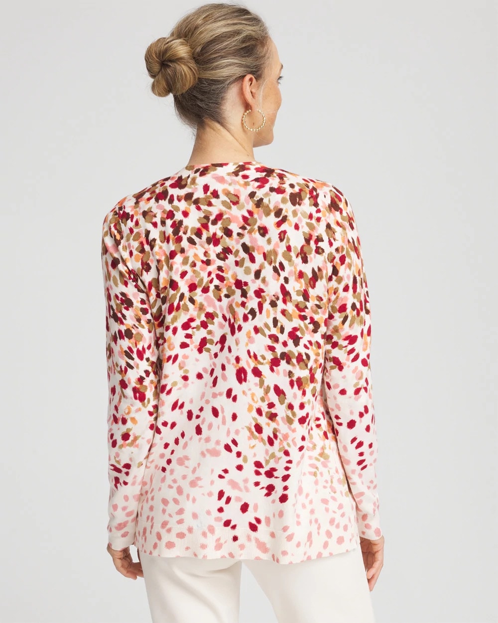 Chico's Women | Ombré Printed V-Neck Cardigan MULTI
